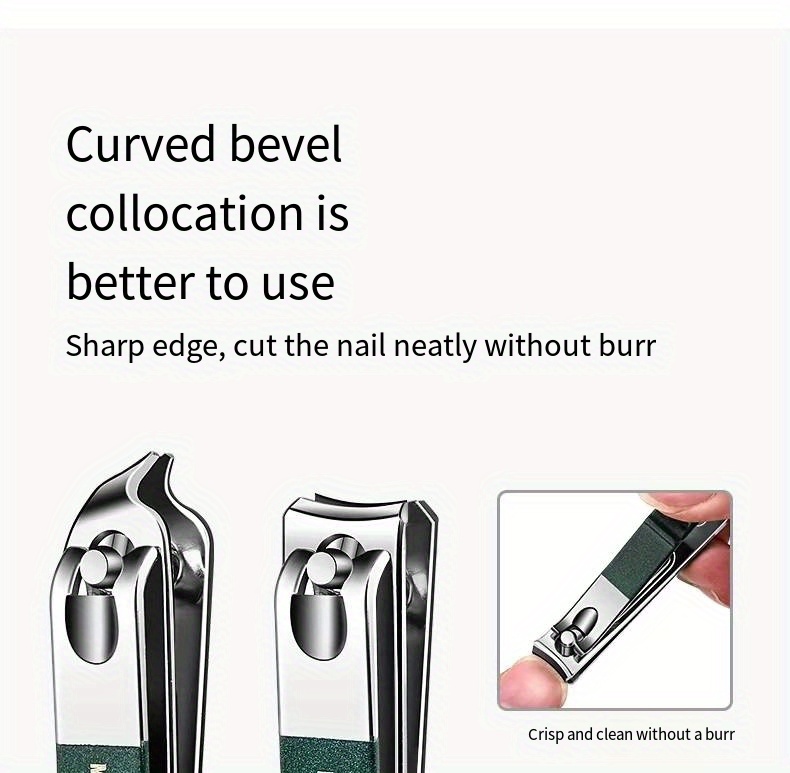 6pcs nail care set household nail clipper set portable ear pick spoon nail clipper set Product details 4