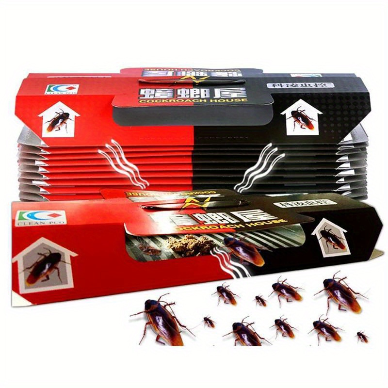 5pcs 10pcs cockroach traps to capture and kill cockroaches a nest ending solution for kitchen and household use details 3