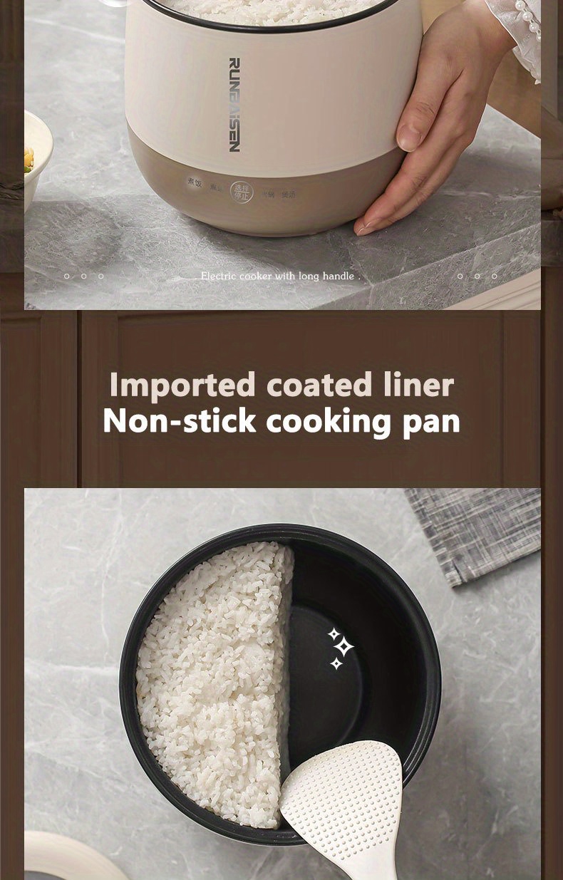 us plug 1 8l multi function electric cooker non stick electric cooker fast cooker suitable for cooking details 12