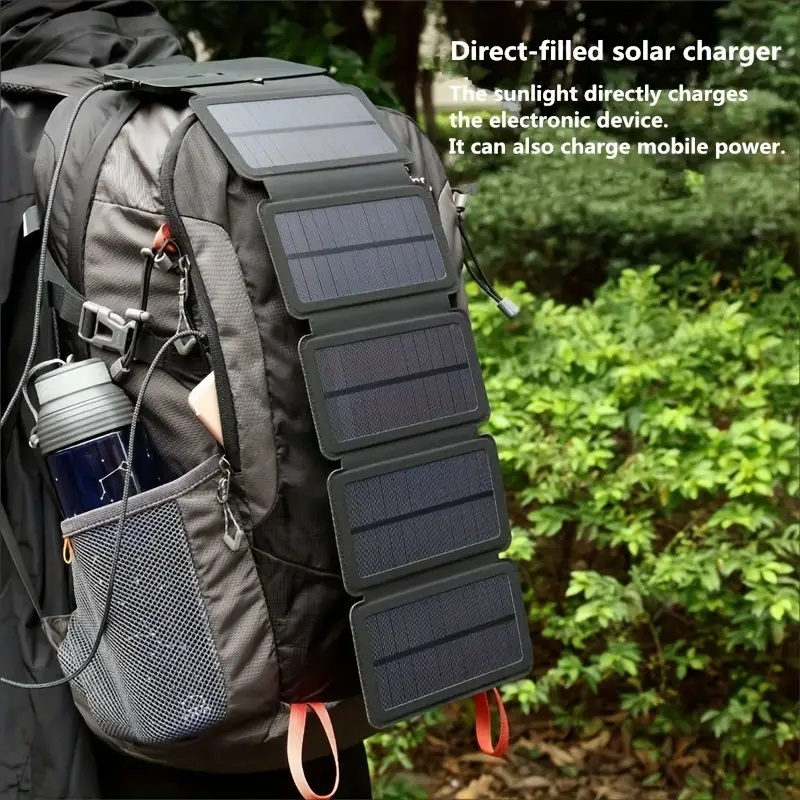 charge your phone anywhere with this portable waterproof usb solar panel details 2