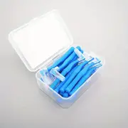 20pcs box dental seam brushes cleaning teeth interdental brush for perfect oral health details 3
