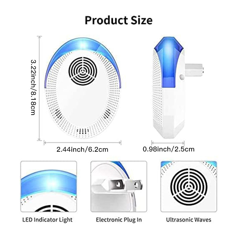 eliminate pests instantly with ultrasonic mosquito repellent indoor pest control for insects rodents details 3