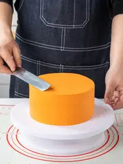 1pc rotating cake turnable cake decorating rotary stand tool for making cake for home birthday wedding baking details 6