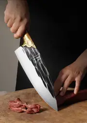kitchen knife chef knife kitchen meat knife stainless steel forging master kitchen knife slicing killing fish boning split knife with gift boxed details 2