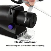 sharpeners 10w electric knife sharpener multi functional motorized blade home knives sharpening grinder knives whetstone chef knife electric tool sharpen tungsten hone stone professi kitchen accessories details 3