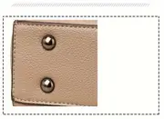 mini color contrast handbag women pu leather crossbody bag fashion turn lock flap purse details 4