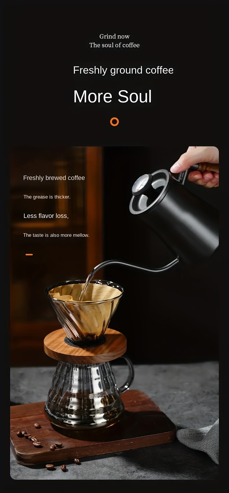 portable coffee grinder with ceramic grinding core type c usb charging professional electric grinder for coffee beans details 1