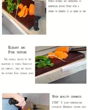 1pc ceramic knife sharpening stone durable knife sharpeners for protecting and sharpening blade for kitchen use specifically for cutting meat household sharpening stone kitchen gadget details 5