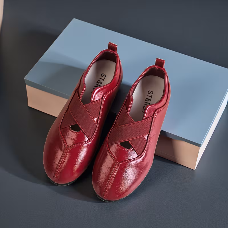 women round toe ballet flats suitable casual Canada
