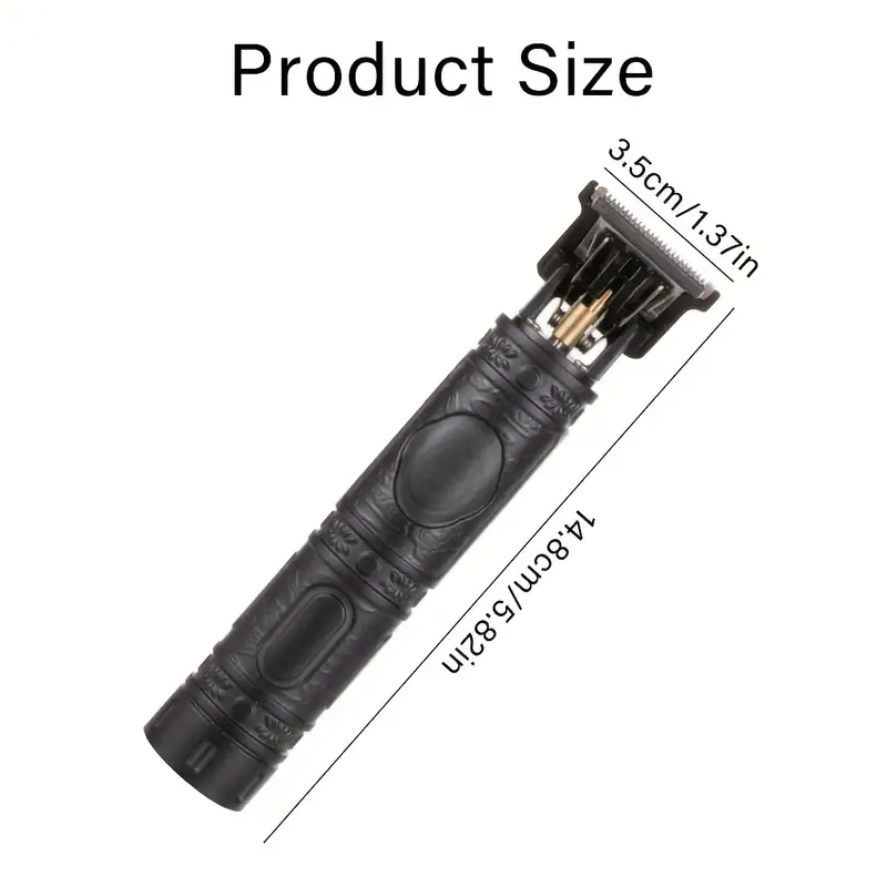 professional cordless mens electric hair clipper with usb charging trimming for stylish grooming 1200mah lithium battery ideal fathers day or holiday gift details 2