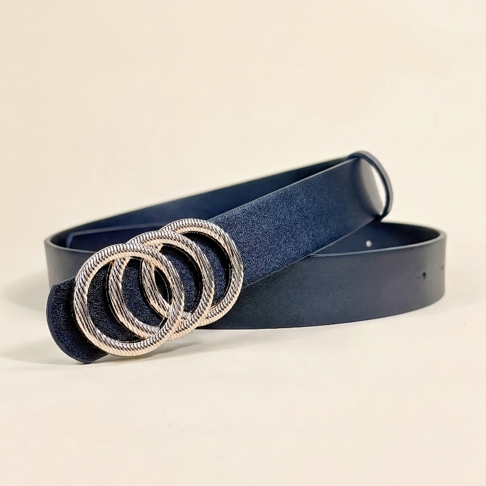 Stylish Womens Decorative Belt Featuring Vertical Stripes A