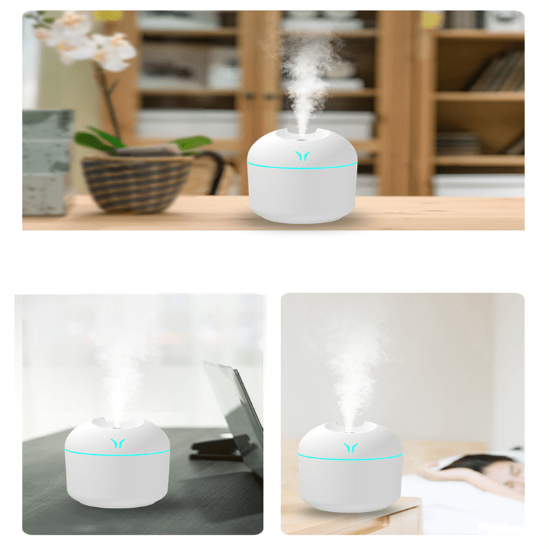 1pc usb colorful humidifier aroma diffuser humidifier cold mist night light for home car bedroom keep your room fresh plants healthy details 9