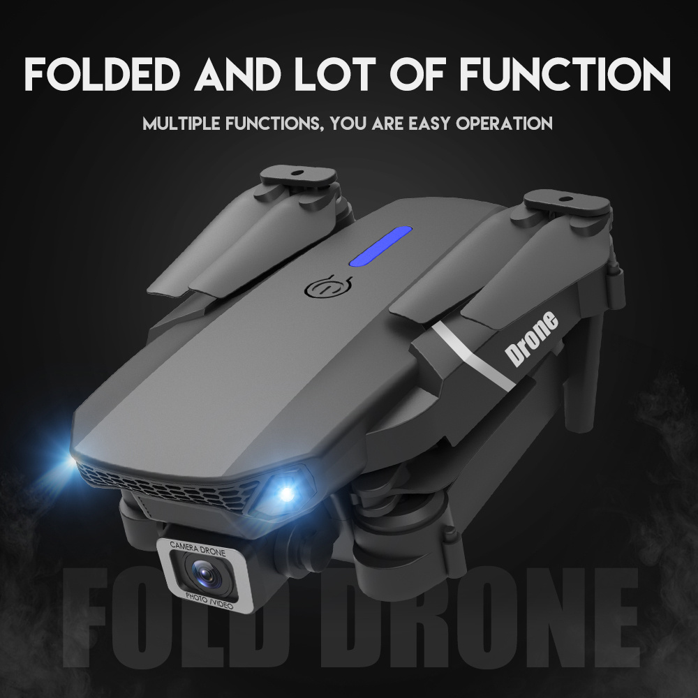 drone e88 pro wifi drone with wide angle hd camera height hold rc foldable quadcopter dron gift toy uav details 6