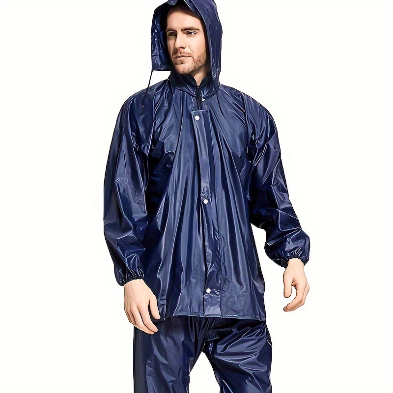 motorcycle windproof and rainproof raincoats with zippers outdoor cycling raincoats and rain pants adult raincoat sets details 18